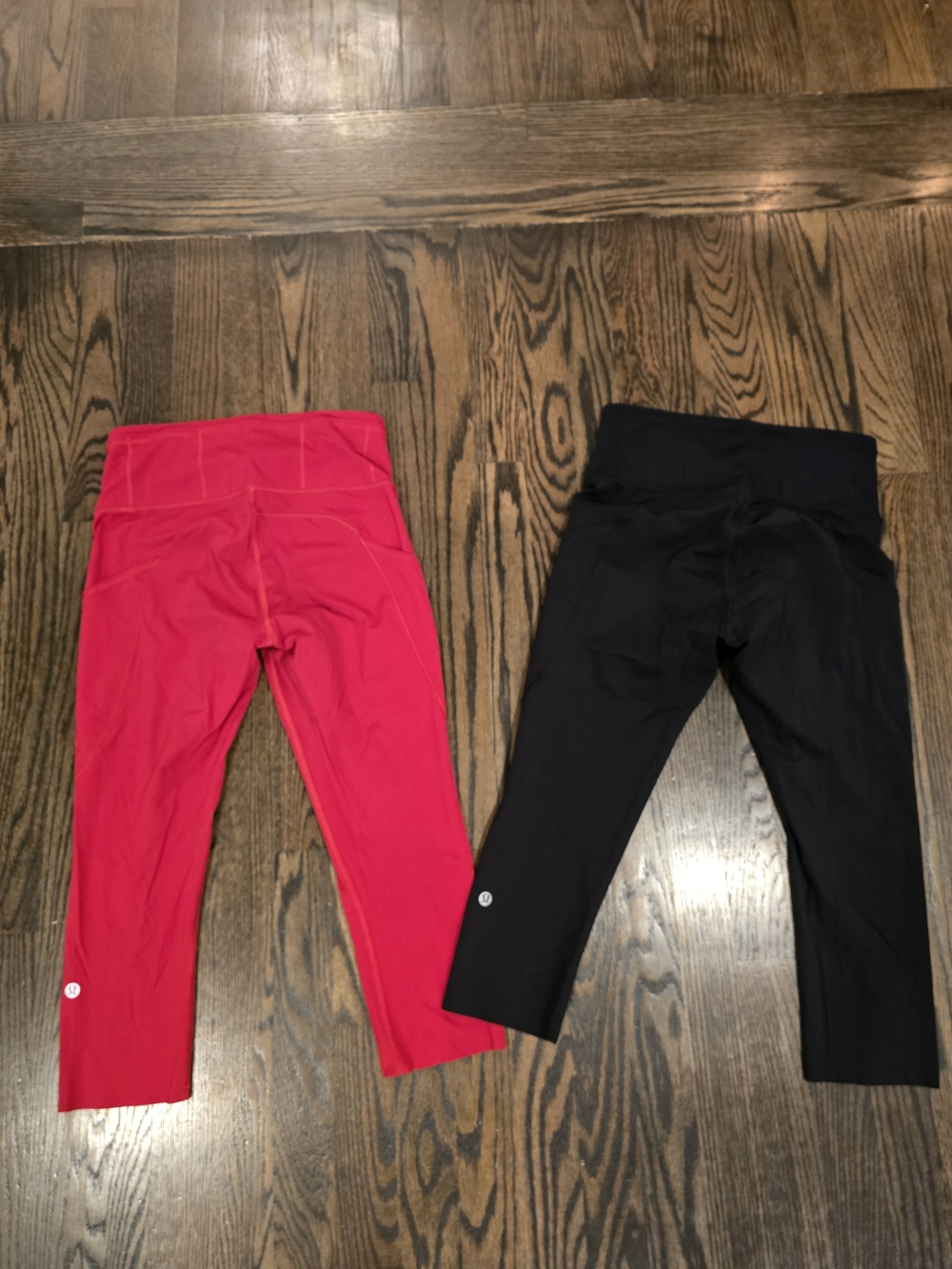 BUNDLE OF 2! Lululemon Fast and Free HR Crop 19", Size 6